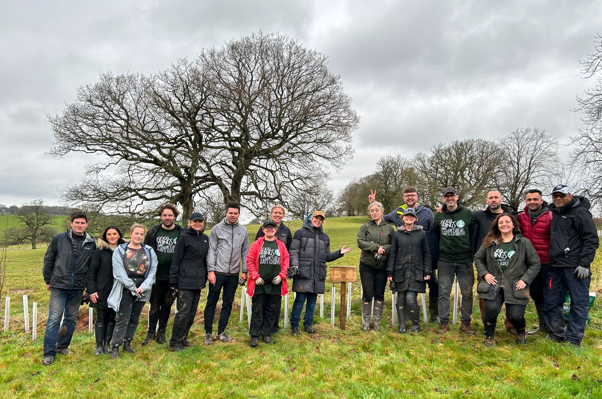 Starbucks planting day